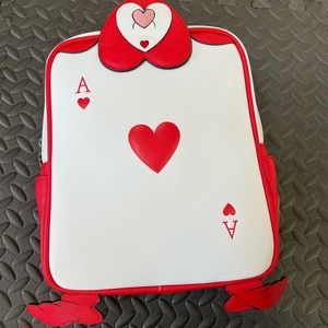 Japan exclusive Alice in wonderland Loungefly ace of hearts backpack